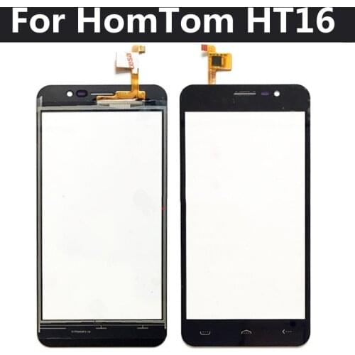 For HOMTOM HT16 5.0" Touch Screen Front Glass ( on LCD) Outer Panel Display Repair Replacement Part Only for HOMTOM HT16 MT6580