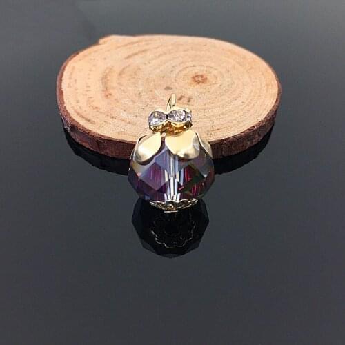 50pcs strass Jewelry Crystal Ball Pendant Rhinestone Applique Earring Necklace Bracelet Decor Fashion Bag Shoes Garment Crafts