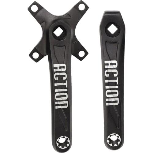 2Pcs Aluminium Alloy Left And Right Mountain Bike Crank Bicycle Accessories 170mm Made Of High Quality Aluminium Alloy Material