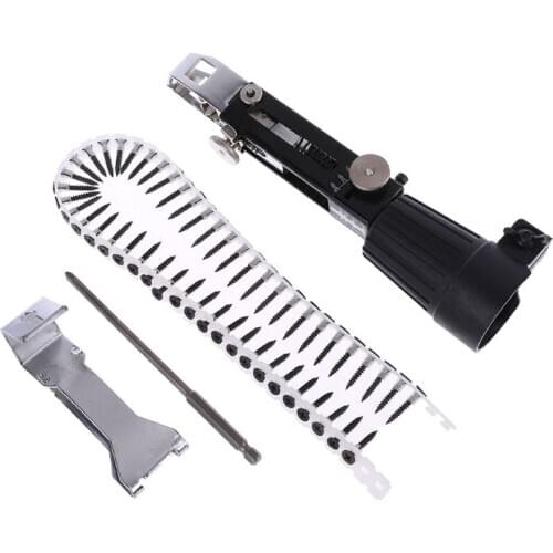 Automatic Power Drill Chain Nail Gun Adapter Screw Gun for Cordless Electric Drill Attachment Woodworking Tool Dropshipping