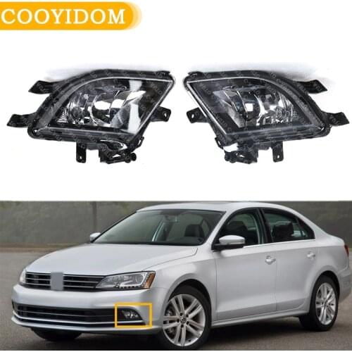 Car Front Halogen Fog Light Fog Lamp With Bulbs Fog lamp For VW Touareg 2015 2016 2017 2018 7P6941699G 7P6941700G Car-styling
