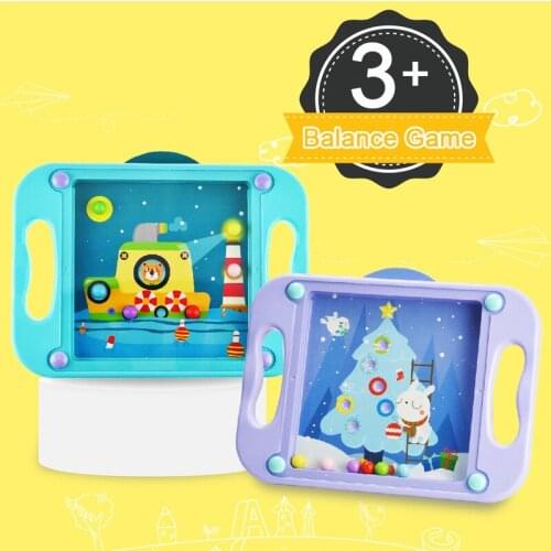 Kids Educational Toys For Children Baby Puzzle Montessori walking Maze Balance Game Toys For Toddlers Anime Cartoon Cards