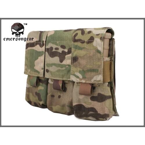 EMERSONGEAR LBT Style M4 Triple Nylon Magazine Pouch Molle Military Airsoft Combat Pouch EM6352