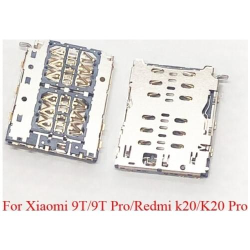 For Xiaomi Redmi K20 K20 Pro 9T/9T Pro SIM Card Tray Cover Slot Reader Micro SD Card Connector Socket Holder
