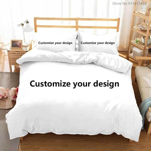 Customize Logo Dropshipping 3D Bedding Sets Printed Duvet Cover Queen King Double Size Bed Cover Set