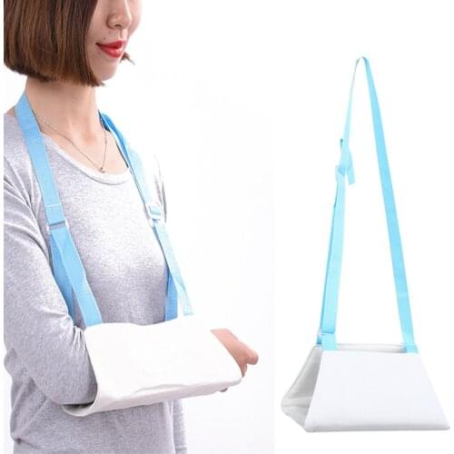 Medical Arm Slings Breathable Adjustable Shoulder Immobilizer Wrist Elbow Fracture Dislocation Fixation Injury Sprain Arm Brace