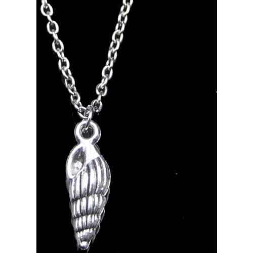 Fashion 24*8mm Conch Shell Pendant Necklace Link Chain For Female Choker Necklace Creative Jewelry party Gift