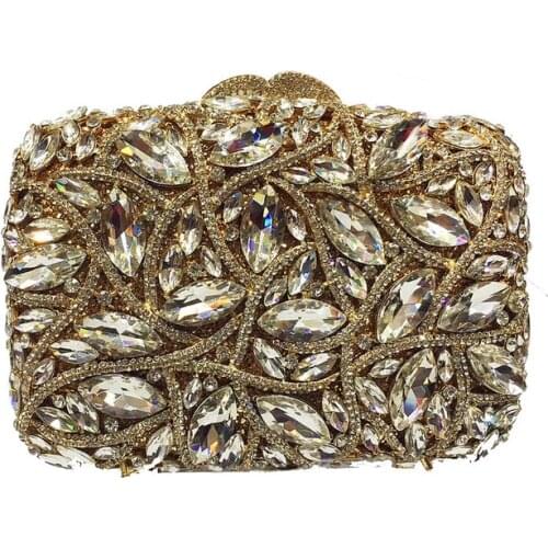 Fashion emerald Crystal Evening Bags for Big Stone purple diamante Clutch Bags Party Wedding Bridal Purse Handbags Clutches Bags