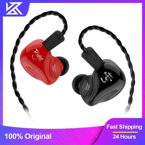 KZ ZS4 Earphones 1BA+1DD Hybrid Technology HIFI Stereo Earbuds Headset In Ear Monitor Sport Noise Cancelling Gaming Headphones