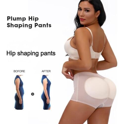 New Fake Buttocks Sponge Pad Prosthetics Hip Pants Plus Padded with Pants