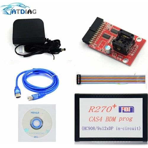 R270+ V1.20 Auto CAS4 BDM Programmer R270 CAS4 BDM Programmer Professional for bmw key prog free shipping