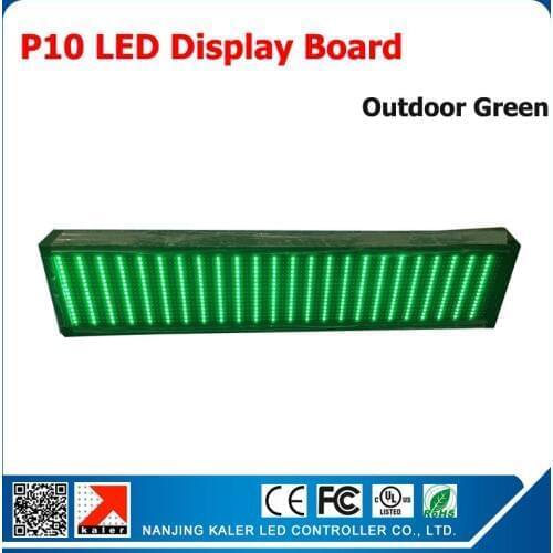 Advertising led display P10 outdoor led display screen 320*160mm green led panels waterproof led sign