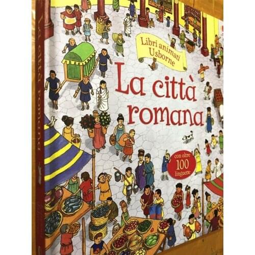 Parent Child Kids Italian Book Early Education Enlightenment Lovely Cute Picture Knowledge Story Cardboard Libros Book Age 6