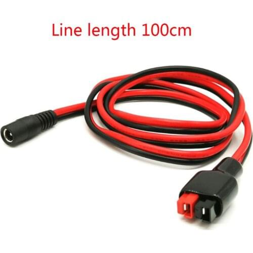 DC 5.5mm x 2.1mm Power Male Plug Cable with DC 8mm Adapter Compatible with Powerpole for Portable Generator 14