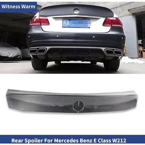 For Benz W212 Spoiler High Quality Carbon Fiber Car Rear Wing Spoiler For Benz W212 E300 E320 E260 Spoiler 2009-16