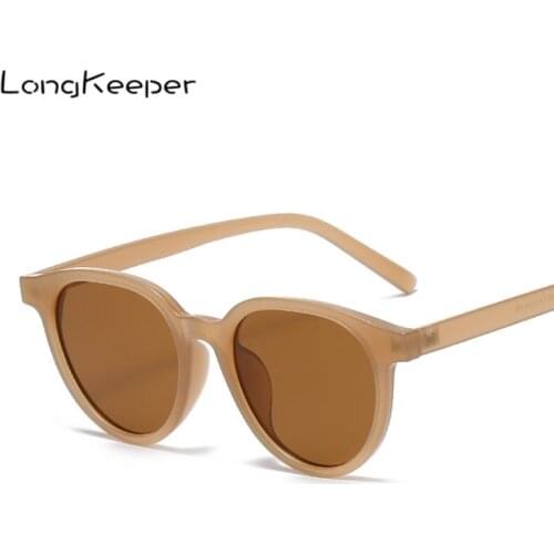 Vintage Round Women Sunglasses Luxury Plastic Brand Designer Cat Eye Sun Glasses Fashion Ladies Eyeglasses zonnebril dames