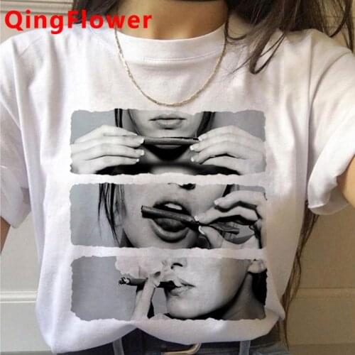Bong Weed clothes t-shirt female 2021 casual japanese print tshirt harajuku plus size