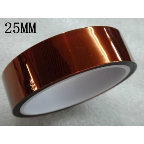 1PCS 25MM X33Meter 108 feet Heat Resistant Tape High Temperature Adhesive Tape