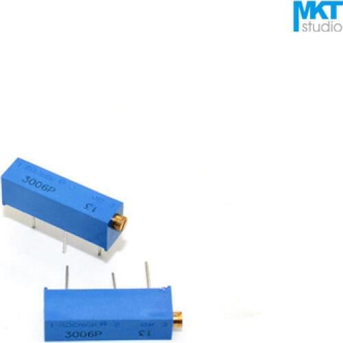 100Pcs 3006P 500/5K/50K Ohm B-Type Linear Precision Cermet Rotary Trimmer Potentiometer Knob,Variable Resistor