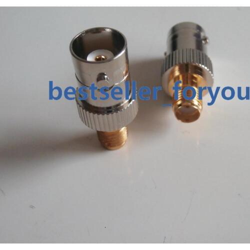 10X RF SMA Female Jack to BNC Female F/F Radio Antenna Connector Adapter
