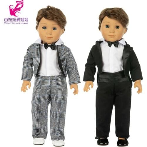 18 inch logan doll Dovetail Suit american og girl weddind dress 18" boy doll clothes