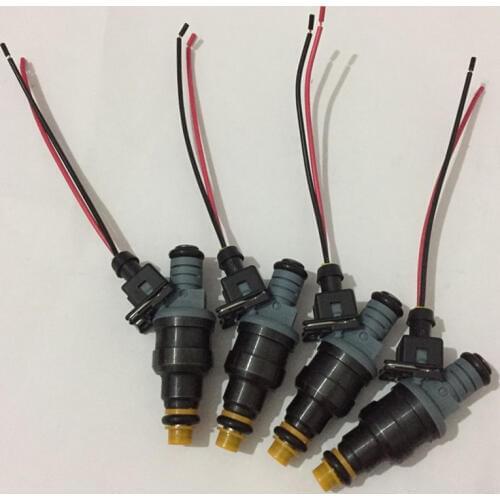 4pcs High performance 1600CC CNG 160lbs gas fuel injector with ev1 plugs 0280150842 0280 150 842 for mazda ford honda racing