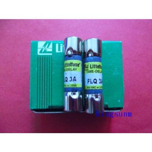 Free shipping 10pcs FLQ 3 TIME-DELAY America Netlon 10X38 delay fuse / fuse 3A 500V