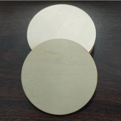 Natural Unfinished Blank Round Discs Ornaments Circles Rustic Wood Pieces for DIY Crafts Home Decoration Painting