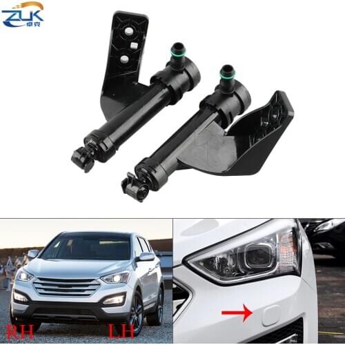 ZUK Front Headlight Washer Nozzle Jet Actuator For Hyundai For Santa Fe IX45 2013-2015 Head Light Cleaning Jet
