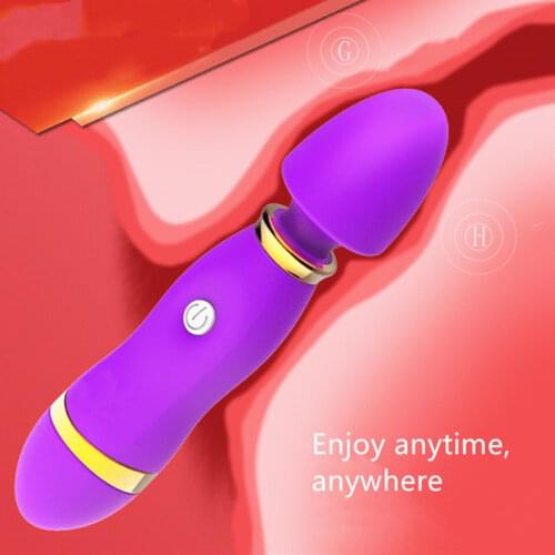 G-Spot AV Vibrator Waterproof for Women Adult Sex Massager Toys Adjustable 12 Speed Bass Clitoris Stimulator Battery Powered