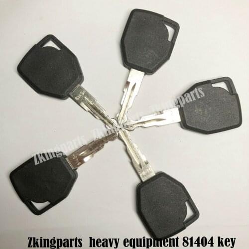 5PCS Heavy Equipment Key 81404 6107891M1 Fit For Terex - Fermec Backhoe