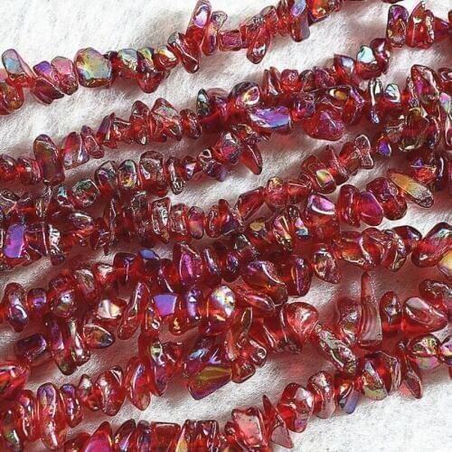 New fashion irregular stone crystal smoke tourmaline 11 style chip nugget chalcedony 5-7mm gravel loose spacer beads 32inch B549