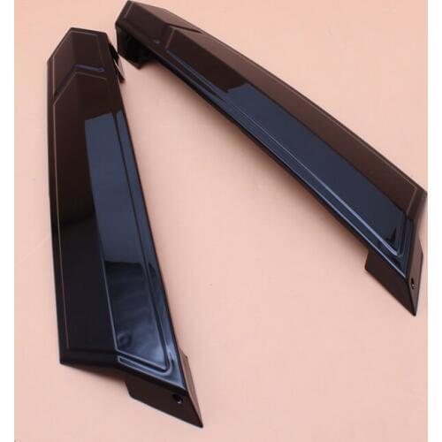 Brand New 1pair Motorcycle Black ABS Plastic Saddlebag Hinge Covers Fits For Victory Touring 2010-2017 2012 2016