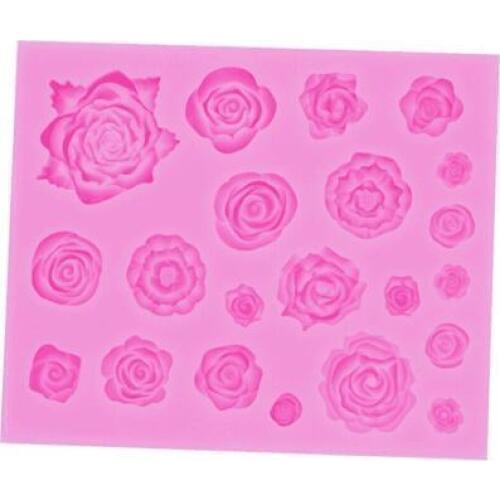 Useful Rose Flowers Shaped Fondant Silicone Mold Craft Chocolate Baking Mold Cake Decorating Tools kitchen Pastry Tools