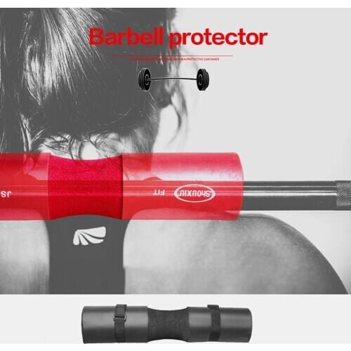 Squat Neck Guard Cushion Barbell Shoulder Pad with Secure Straps Sponge Shoulder Mat for Fitness Sports