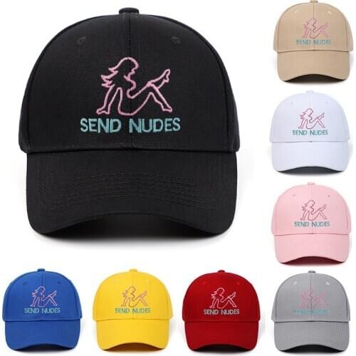 Adult adjustable cotton snapbacks Fitted hat Women and men solid embroidery Baseball cap cruved visor CS002