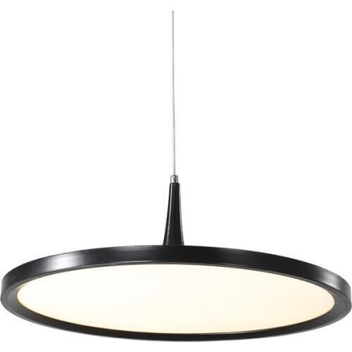 Nordic Style Ultra-Thin UFO Living Room Chandelier Led Simple Black and White Bar Counter Restaurant Light Kitchen lamp Light