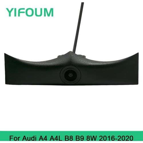 YIFOUM HD CCD Car Front View Parking Night Vision Positive Waterproof Logo Camera For Audi A4 A4L B8 B9 8W 2016 2017 2018-2020