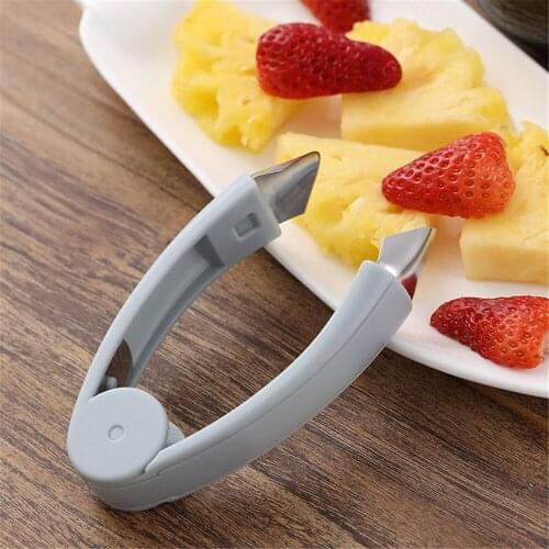 1 PC Stainless Steel Creative Pineapple Peeler Easy Pineapple Knife Cutter Corer Slicer Clip Fruit Salad Vegetable Tools