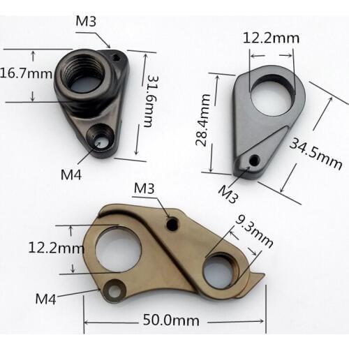 2pcs cycling rear gear derailleur hanger Frame Gear Tail Hook Parts for Giant XTC SLR 12 x 142 Giant Trance Anthem Lust Intrigue