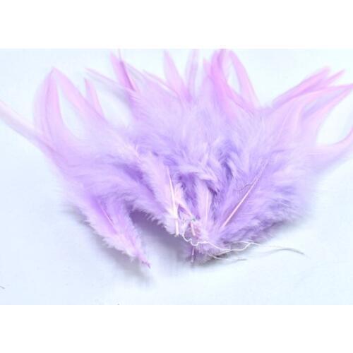 20pcs/lot Light purple Pheasant feather for crafts 10-15cm DIY colored feathers materials Home jewelry Party decoration plumas
