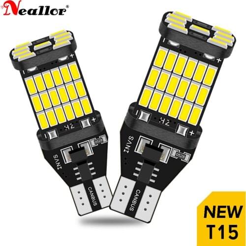 2x Canbus T15 W16W LED Bulbs Reverse Lights 4014SMD Car LED Back Up Rear Lamp For BMW 5 Series E60 E61 F10 F11 F07 Mini Cooper