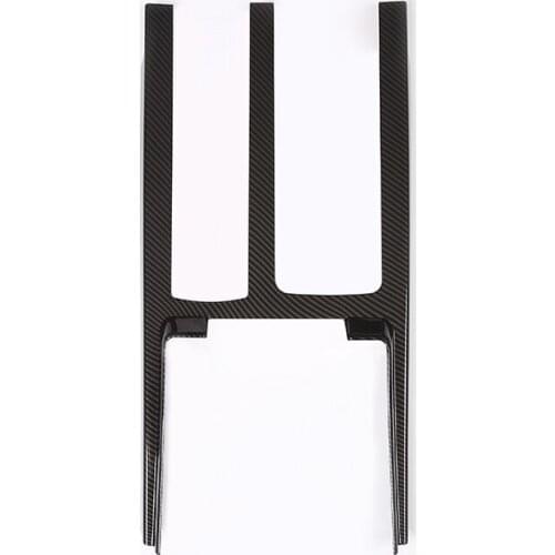 Car Accessory Gearbox Peripheral Protection Panel Cover ABS Chrome For Land Rover Discovery 5 LR5 l462 2017-2018 Carbon Black