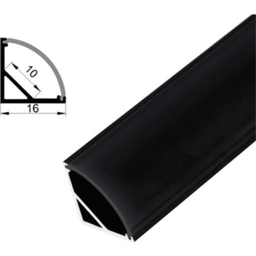 FREE shipping angle aluminum profile with cover and end caps and metal clips for LED Strip and LED Bar Light