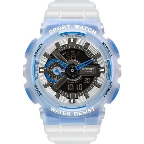 Double Display Digital Electronic Watch Fashion Watches for Men Sport Digital Wristwatches Waterproof Clock Relogio Masculino