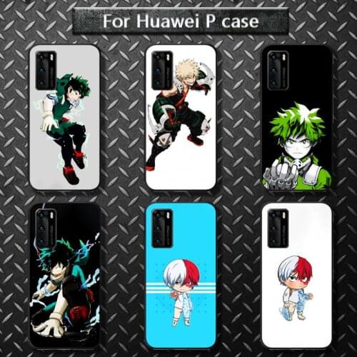 Hero Academia deku bakugou Boku Phone Cases for huawei P40 pro lite P8 P9 P10 P20 P30 psmart 2019 2017 2018