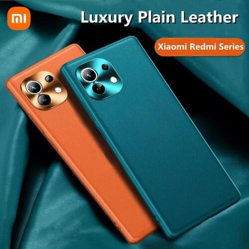 Xiaomi Redmi POCO F3 Case Luxury Leather Texture Case Shockproof Protective Back Cover Case for Xiaomi Redmi K40 Pro Phone Shell