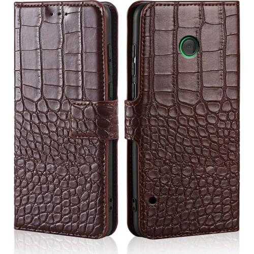 For Microsoft Nokia Lumia 532 case Flip Crocodile texture Leather Phone Card Holder Stand Cover for Nokia 532 Case Wallet Coque