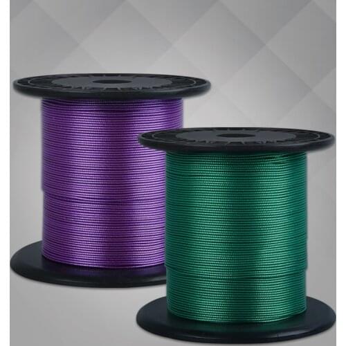 D73 Earphone-Cable 6N OCC Copper Twisted Around Silver-Plated Foil Wire 25AWG DIY Bulk Wire