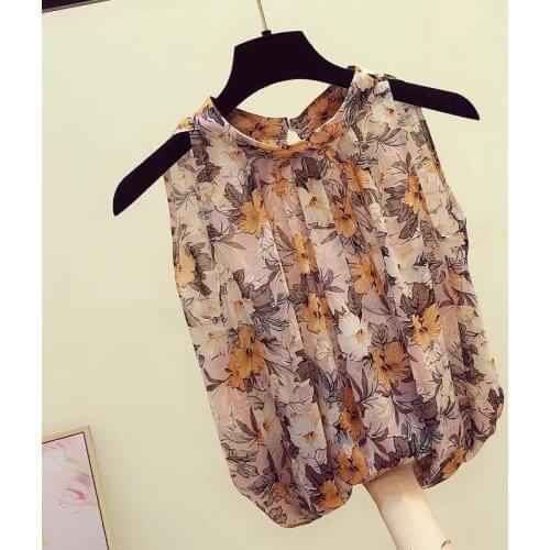 DANWEIHONG Sleeveless Blouses